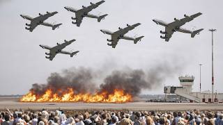 Emergency Takeoff! Dozens of U.S. Air Force KC-135 Launch at Full Power