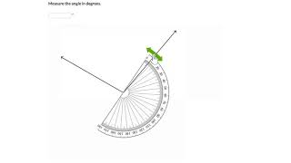 Measuring angles using a protractor 2 (Hindi)