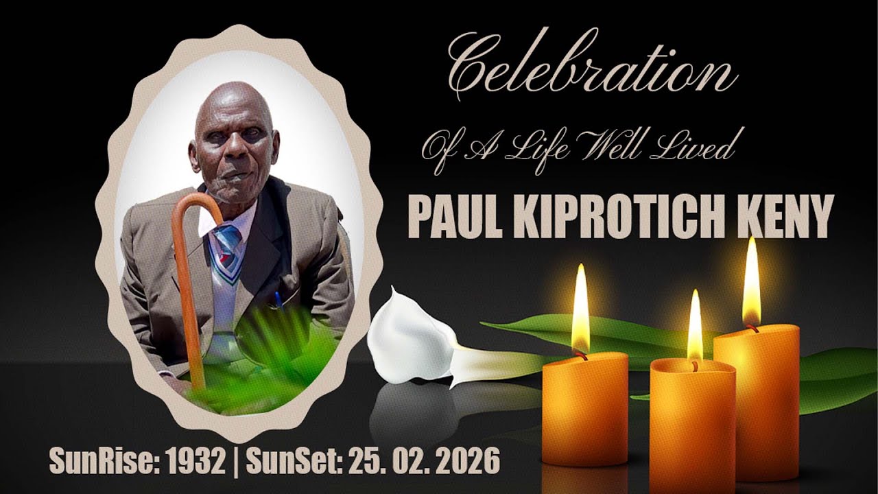 CELEBRATING THE LIFE OF PAUL KIPROTICH KENY