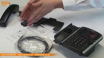 Polycom VVX 410 Business Media Phone Video Review / Unboxing