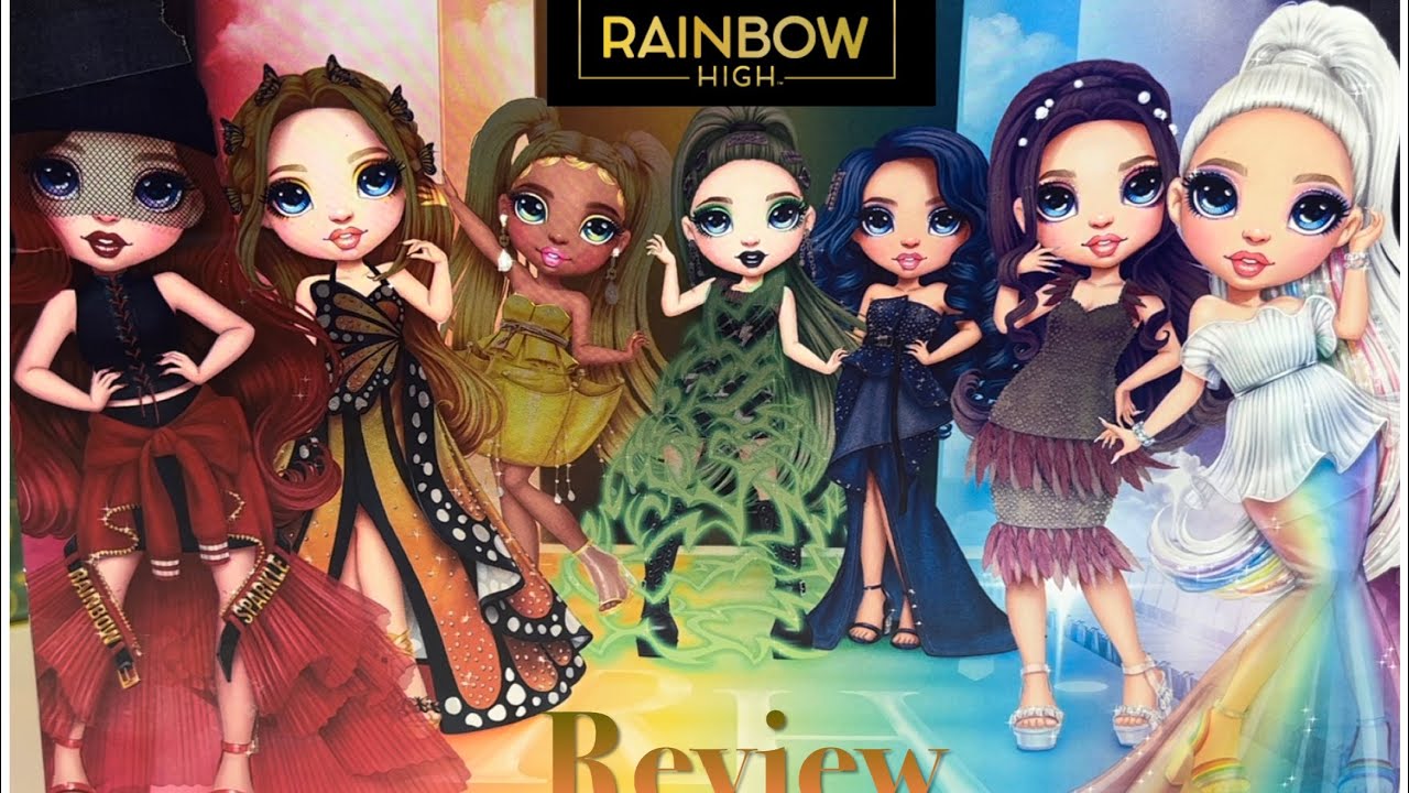 Rainbow High: Fantastic Fashion (Final Runway) REVIEW of *all 7* Dolls!  (Worth the 2 Year Wait?) 