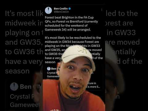Forest Stun Brighton! GW34 Shift Looms—FPL Chaos #FPL #Gameweek34 - YouTube