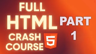 HTML Crash Course Part 1 | Learn HTML Basics 🔥 (Beginner Friendly 2025)