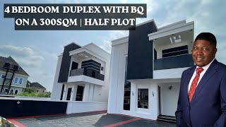 CAN HALF PLOT OF LAND CONTAIN 4 BEDROOM FULLY DETACHED DUPLEX WITH BQ