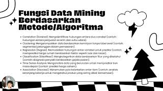Tugas 1 Penambangan Data (Data Mining)
