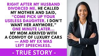 My Husband Called My Mom to Pick Up Her Useless Daughter Then Six Black SUVs Camellia Stories