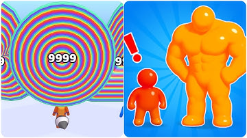 Noob Vs Pro Tall Man Vs Layer Man Run 3D Max Level Mobile Gameplay