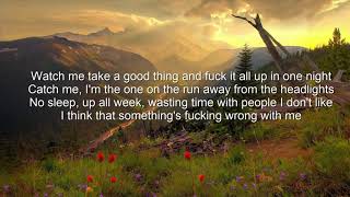 Machine Gun Kelly, Yungblud and Travis Barker - I Think I'm Okay (Lyrics Video)