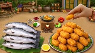 Salmon Fish And Fried Fish Recipe🐟 Miniature Cooking Masala Fish Recipe🐟Tara Mini Food
