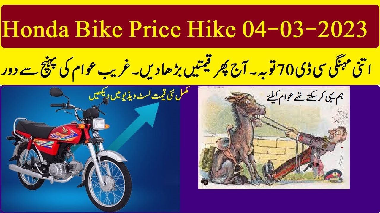 new price list of honda bikes