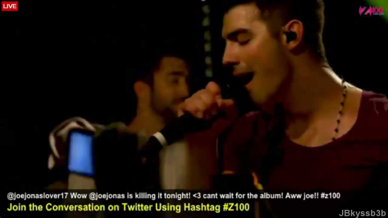 Joe Jonas - See No More live on Z100 2011
