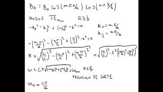 499 Electromagnetismo - Ondas - Ondas transversales magnéticas en guía de onda rectangular