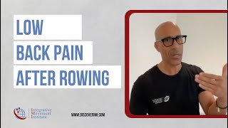 Low back pain after rowing? Here’s a common reason why.