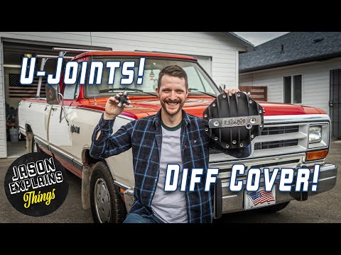 New U-Joints & Rear Differential Cover DIY (First Gen Ram, Ramcharger)