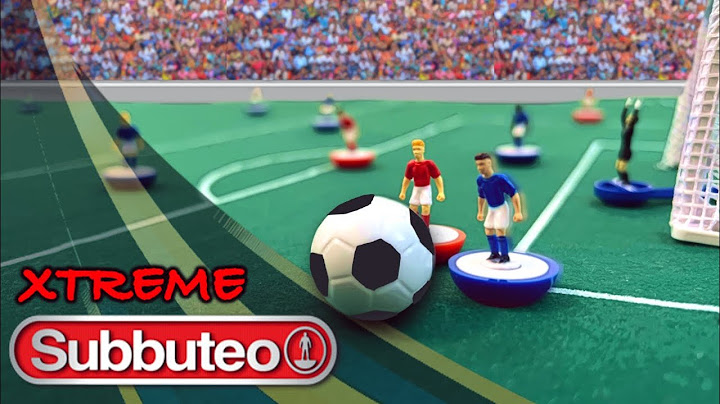 Exciting Subbuteo Soccer Match! CLOSE FINISH
