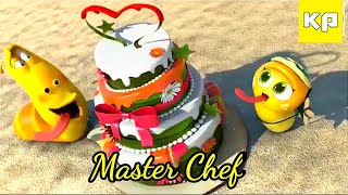 Kartun Larva Tuba Bahasa Indonesia Subtitle | Pulau Larva Episode Penuh | Master Chef