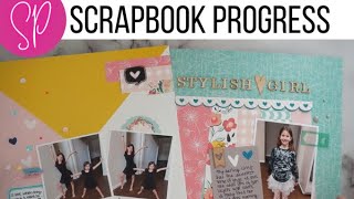 CRAFTY WEDNESDAY | January Scrapbooking Progress + Photo a Day Project Life Update