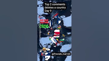 Top 2 comments deletes a country Day 9 #Mapping #Mapper #Europe