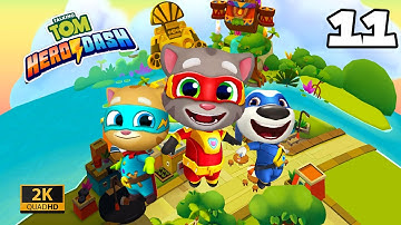 Talking Tom Hero Dash Gameplay Walkthrough Part 11 QHD Full Screen