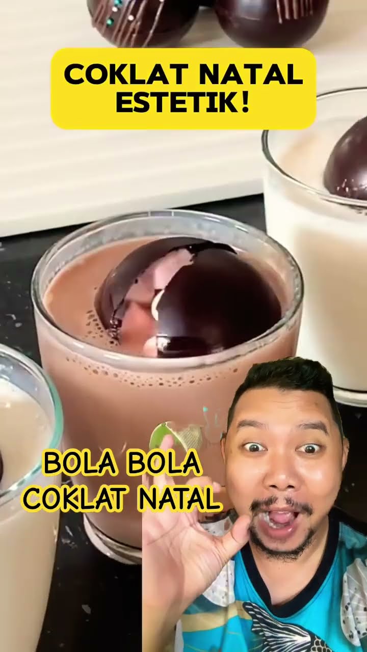 BOLA BOLA COKLAT NATAL ISI MARSHMELLOW!!!?? #chocolate #dessert #mukbang #stitch #shortsfeed