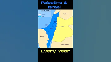 #israel & #palestine map #history every year #shorts