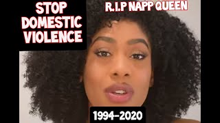 YOUTUBER MURDERED BY BOYFRIEND || R.I.P NAPP QUEEN || STOP DOMESTIC VIOLENCE