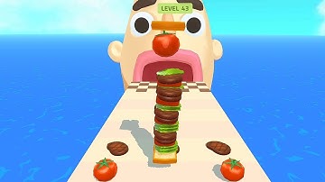 ✅Sandwich Runner Max Levels Game Mobile Update All Trailers ios, Android Gameplay Walkthrough ep 113