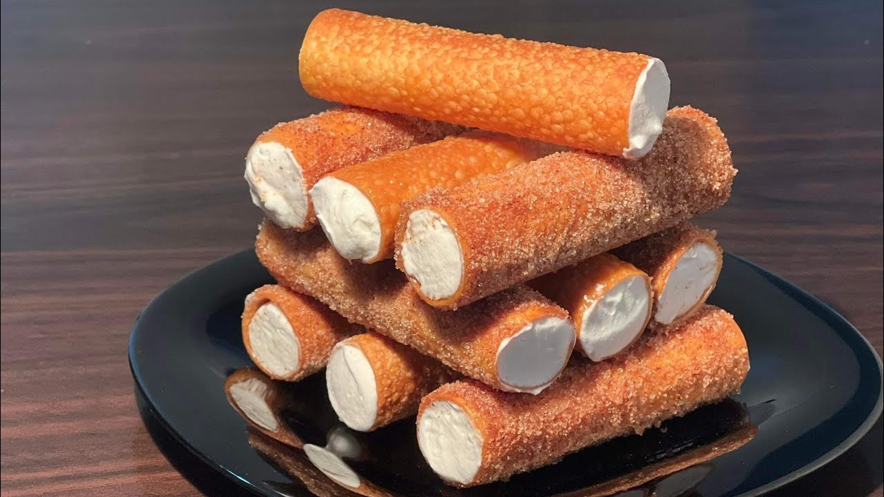 ITALIAN CANNOLI RECIPE | How to Make Cannoli| easy and quick cannoli ...