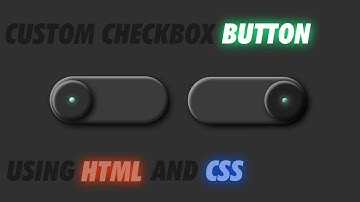Custom Checkbox Button Using html5 and  css3. html css projects in hindi for beginners in one video.