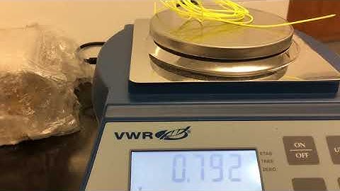 Exercise 4A: Linear mass density from Lab 13: Waves on String, Georgian Court University