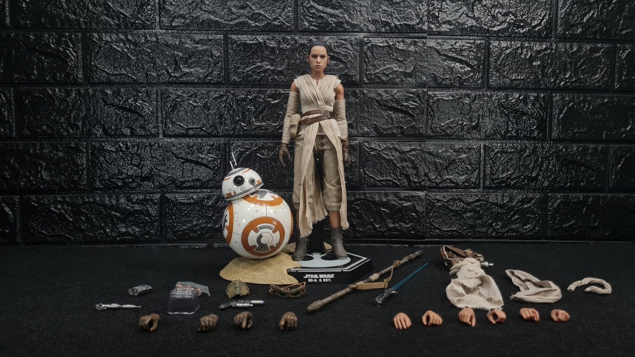 rey & bb-8 pack hot toys baltimore unboxing