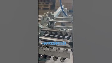 Inner box making in rolam folder gluer machine today #rolam #foldergluing #factory