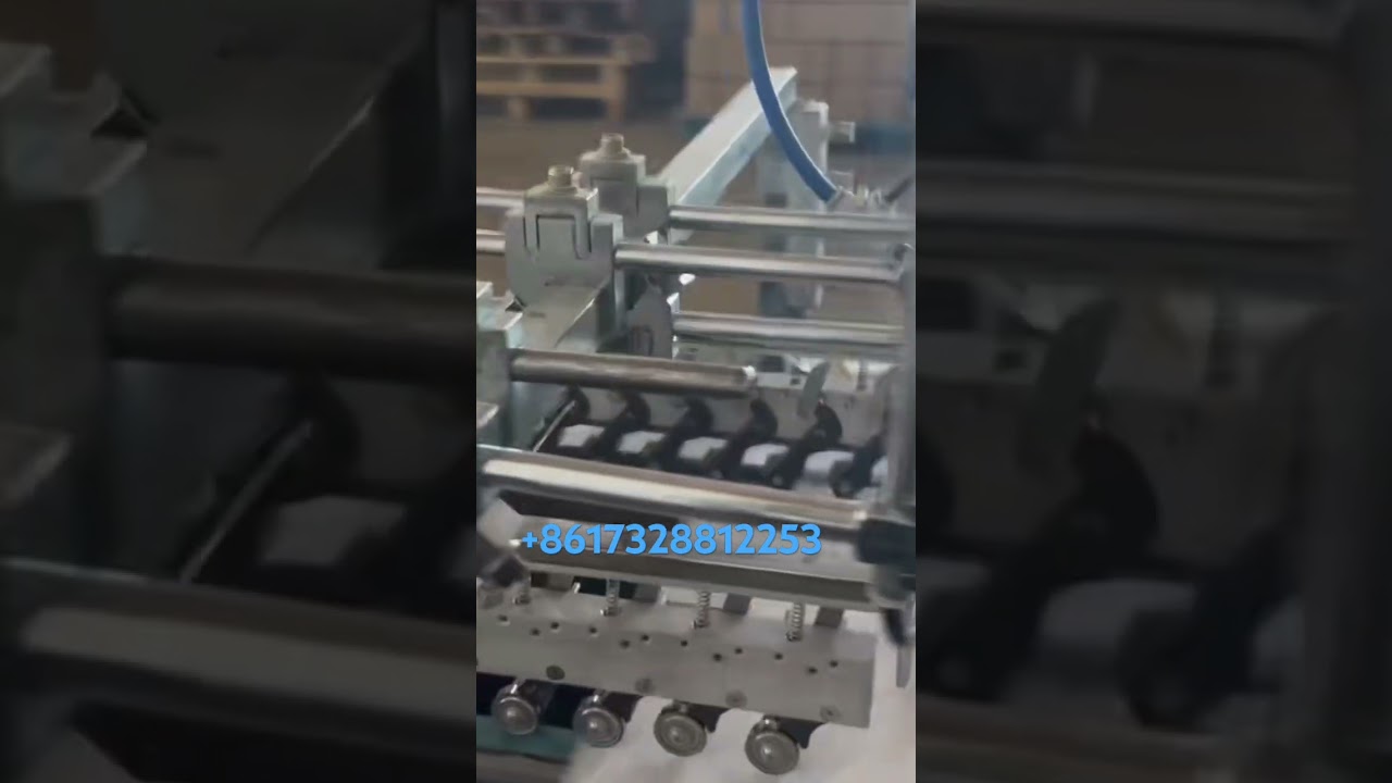 Inner box making in rolam folder gluer machine today 