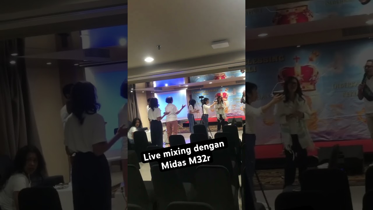 Live Mixing M32r Event Ibadah 