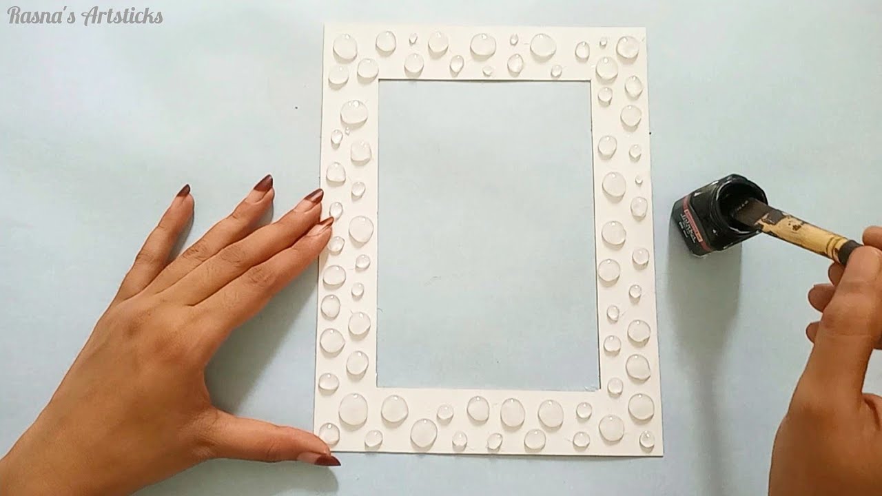 Photo frame photo frame making at home cardboard photo frame