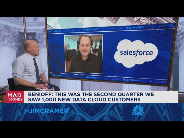 Salesforce CEO Marc Benioff goes one-on-one with Jim Cramer class=