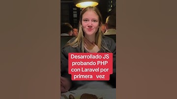 Desarrollador JS probando PHP con Laravel por primera vez. 🤣🤣 #humor #comedia #programming #php