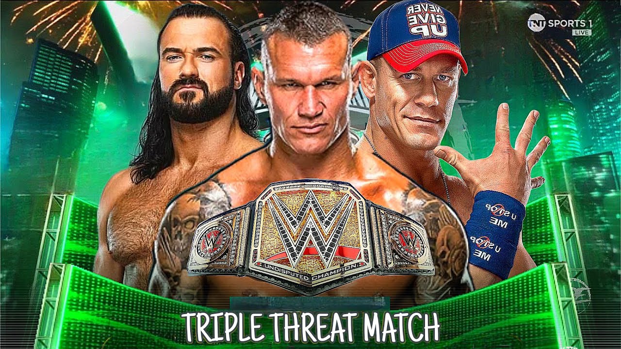 Triple Threat Chaos! Who Becomes the NEW WWE Champion? | Orton vs Cena vs Drew” WWE 2K25 