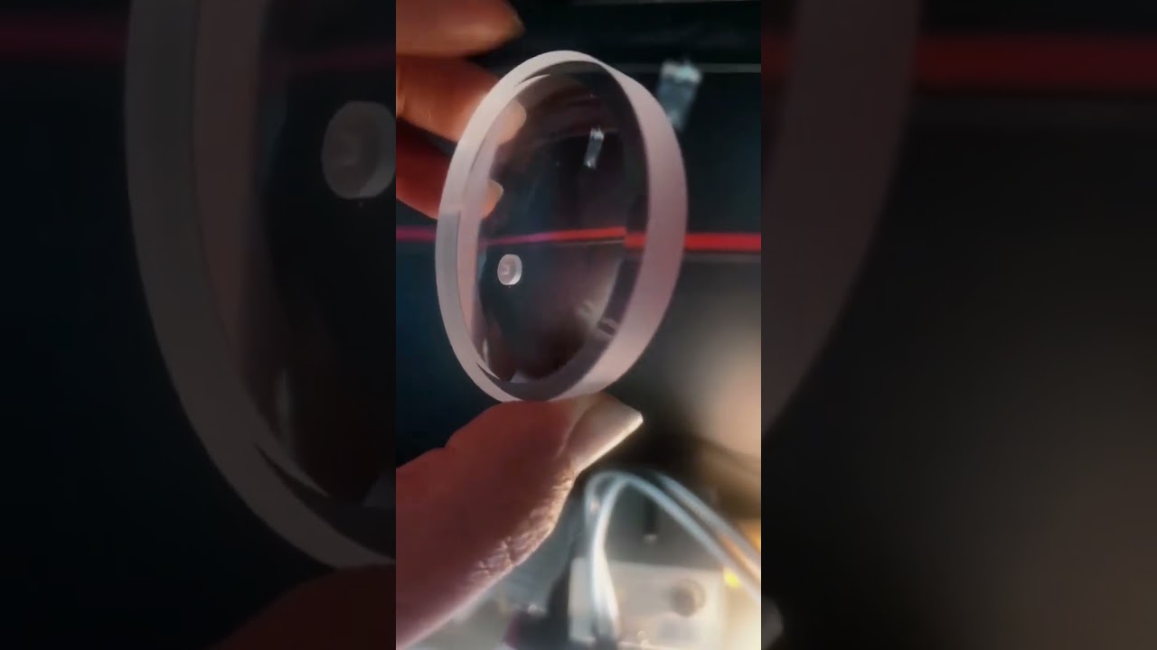 Big diameter convex lens