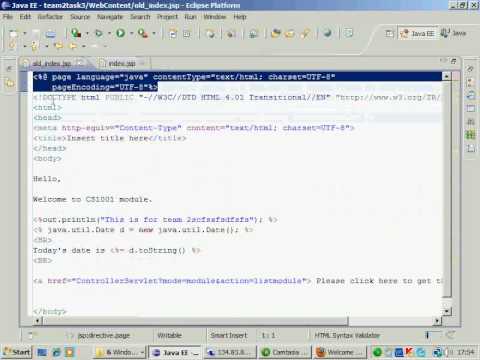 CS1001 Integrate Task1 Website With Eclipse Project Part #1 of 5