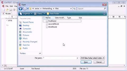 Beginner PHP Tutorial   82   File Handling  Listing Files Part 1