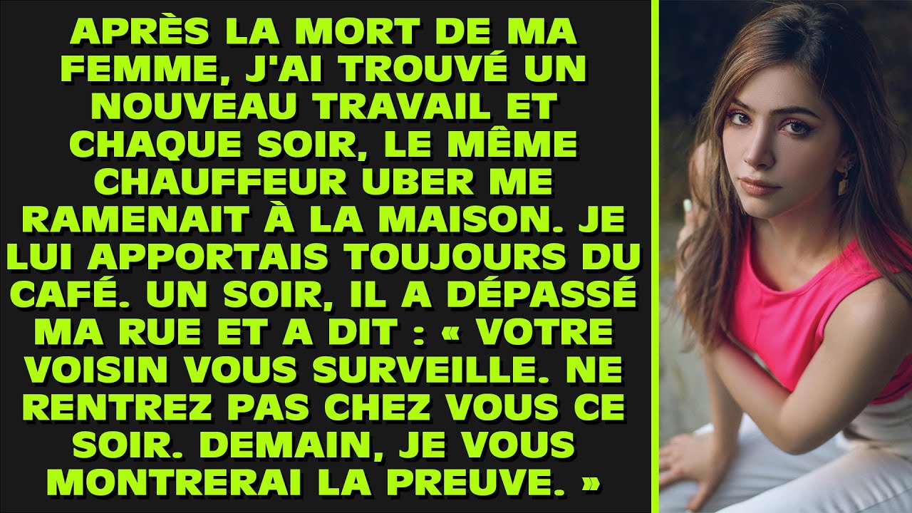 Je donnais du café à mon chauffeur Uber tous les soirs. Un soir, il est passé devant ma maison et a