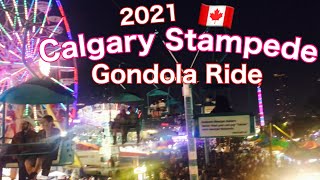 Gondola Ride A View From The Top Calgary Stampede 2021 Fireworks Display Calgary, Canada