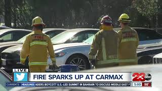 Carmax Fire 85 vehicles damaged