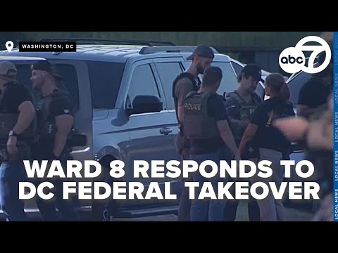 Washington DC S Ward 8 Neighborhood Reacts To President Trump S Federal Takeover In The Capital 