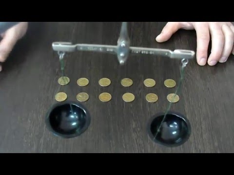 Головоломка с монетами №9 (взвешивание) \ coins