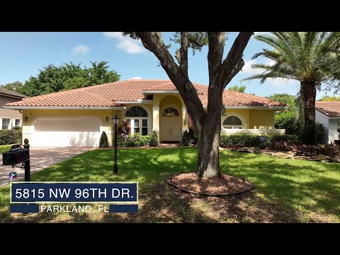 5815 NW 96th Drive, Parkland, FL home video tour