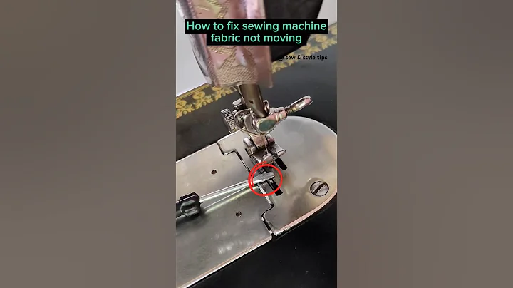 How to fix sewing machine fabric not moving #shorts #sewinghacks #sewingmachinerepair