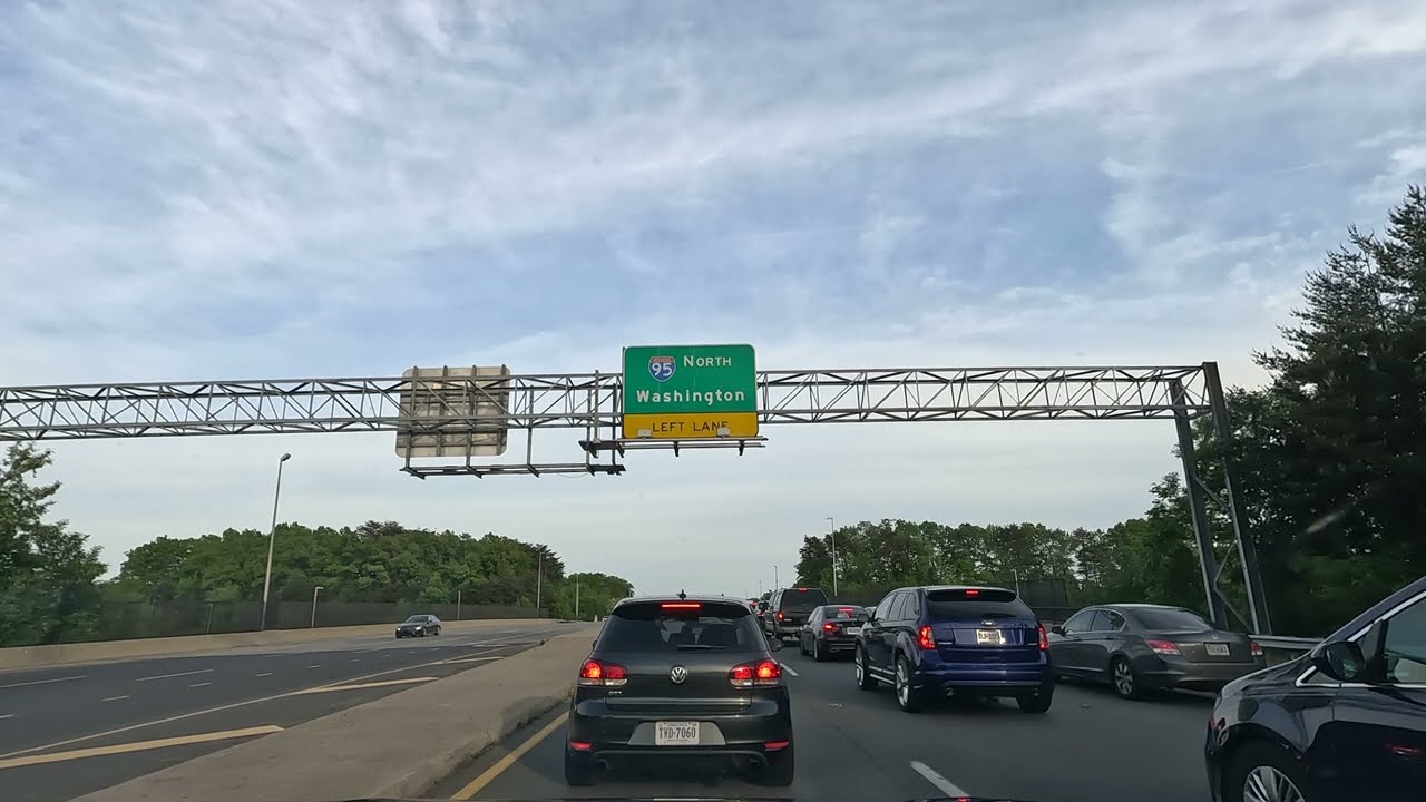 Driving on Dumfries Rd, Dumfries, VA, USA