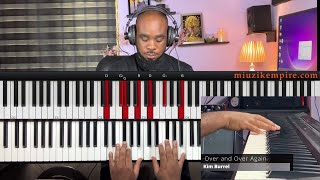 Over and Over Again by Kim Burell Piano Cover - Jazzy Neo Soul Piano Chords!